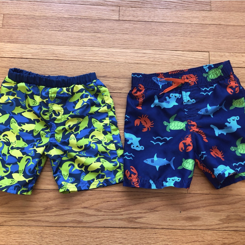 2T Gymboree boys swim trunks Note: price is for both pair of trunks